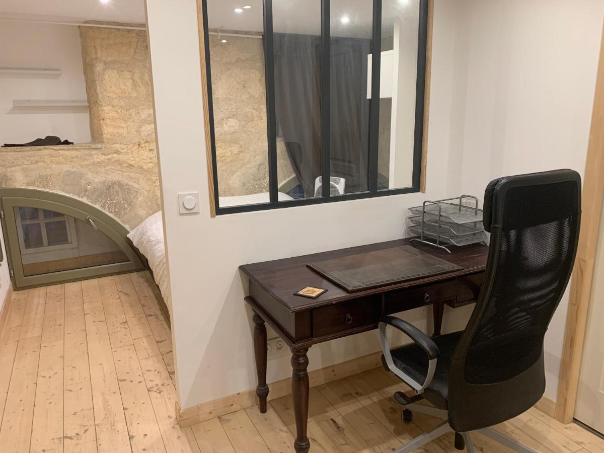 Chambre Avec Salle De Bain Et Cuisine Privee Centre Ville Historique Avec Climatisation Et Patio 波尔多 外观 照片